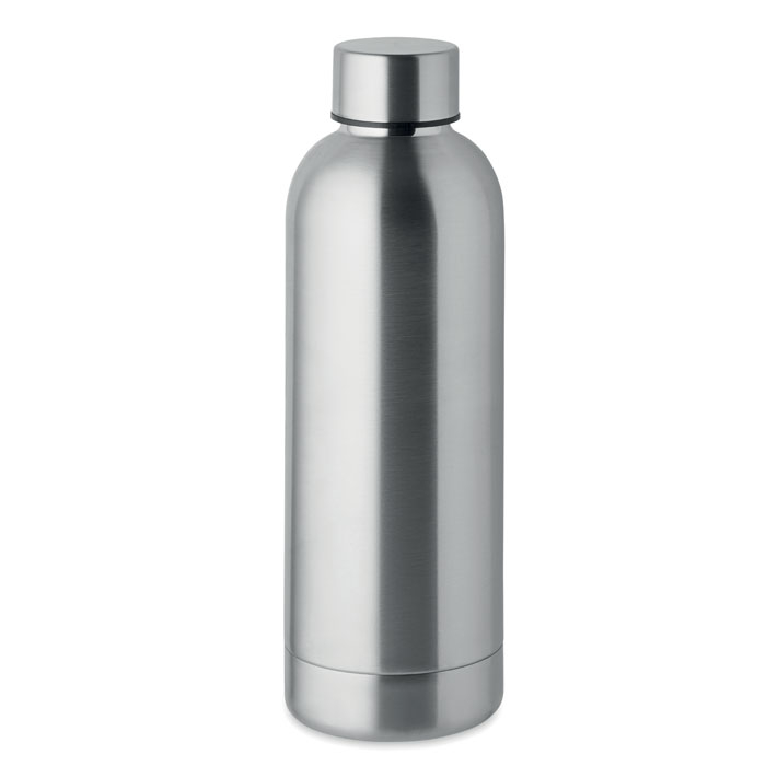 Bouteille publicitaire en inox recyclé 500 ml ATHENA silver mate